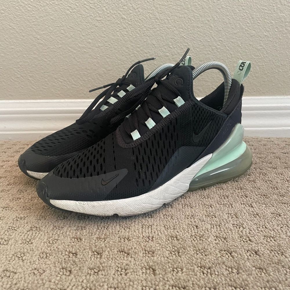 Nike Black and Mint Athletic Shoes